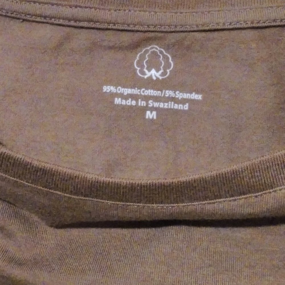 Earth Co. b.Organic WOMEN Shirt LONG Sleeve Made in *Switzerland Size M NWT - Picture 5 of 7